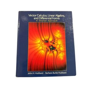 Vector Calculus Linear Algebra Differential Forms Hubbard Hard Cover